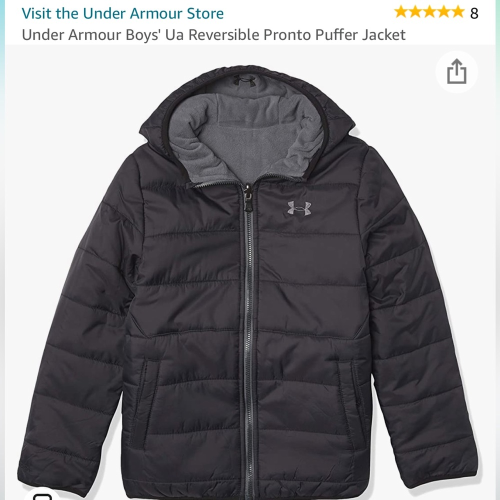 Under Armour reversible puffer jacket